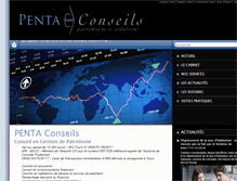 Tablet Screenshot of pentaconseils.com